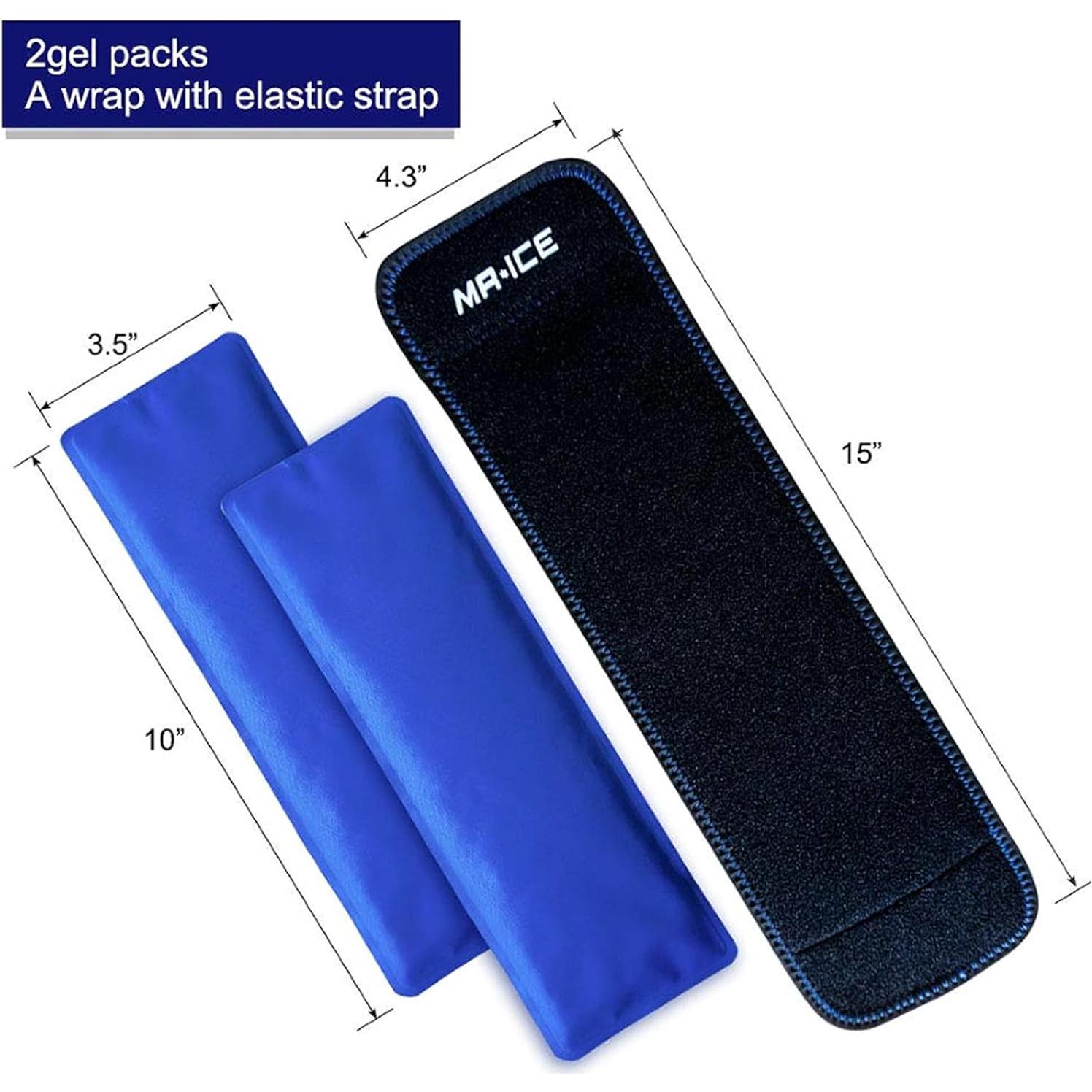 Funda de Hielo Reutilizable MR.ICE para Tobillo y Pie - Alivio de Dolor y Lesiones