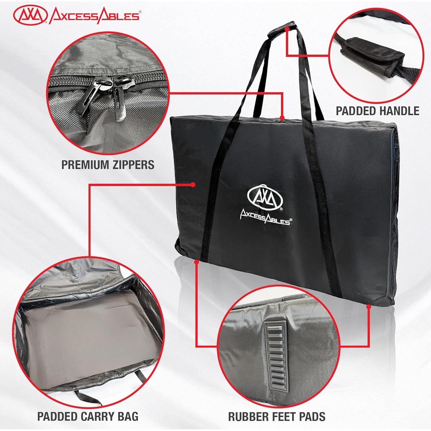 Mesa DJ Portátil AxcessAbles 137x68 cm - Soporta 181 kg