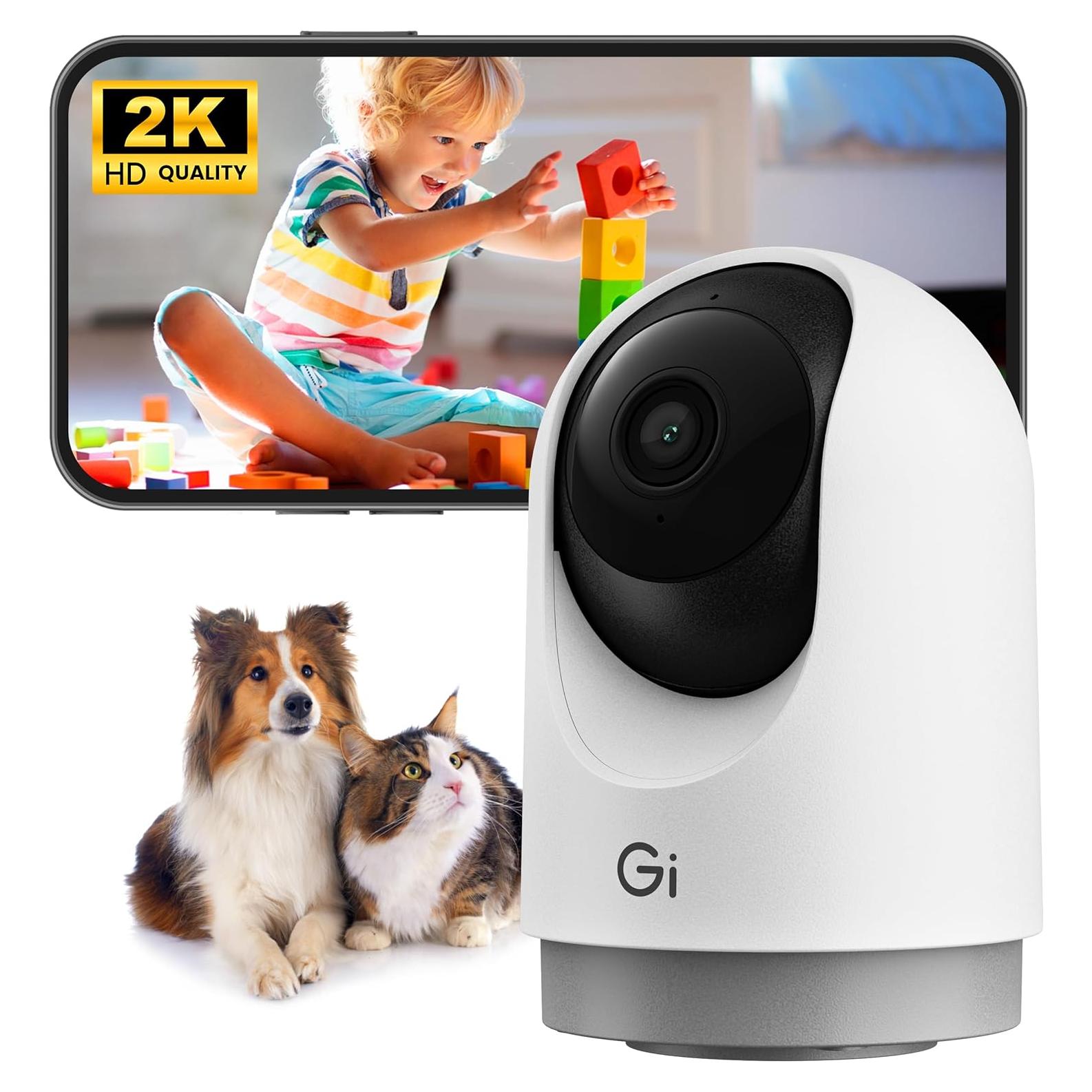 Cámara de Seguridad GEARit 2K HD Pan/Tilt con Audio