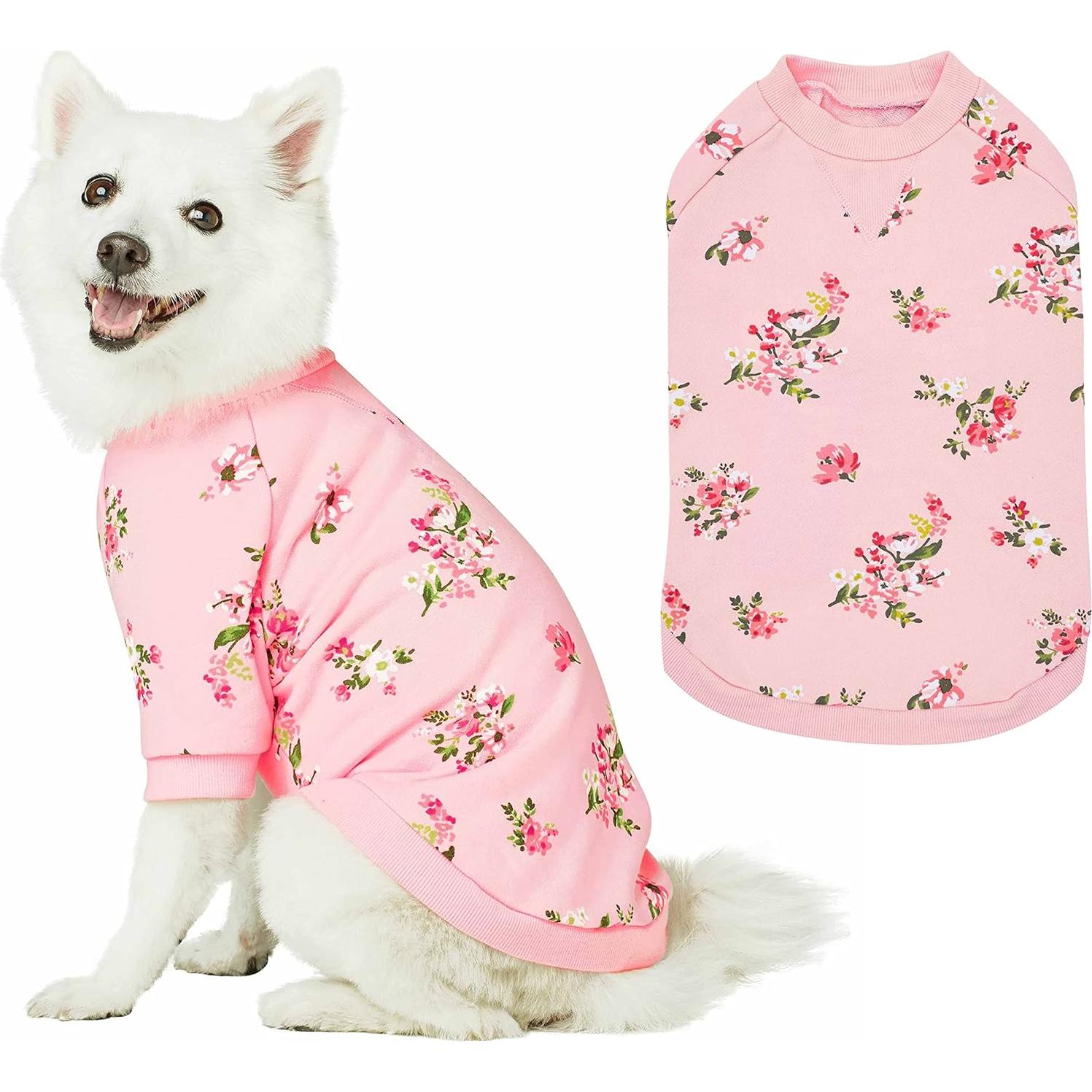 Sudadera para Perros Blueberry Pet Rosa Claro 25,4 cm