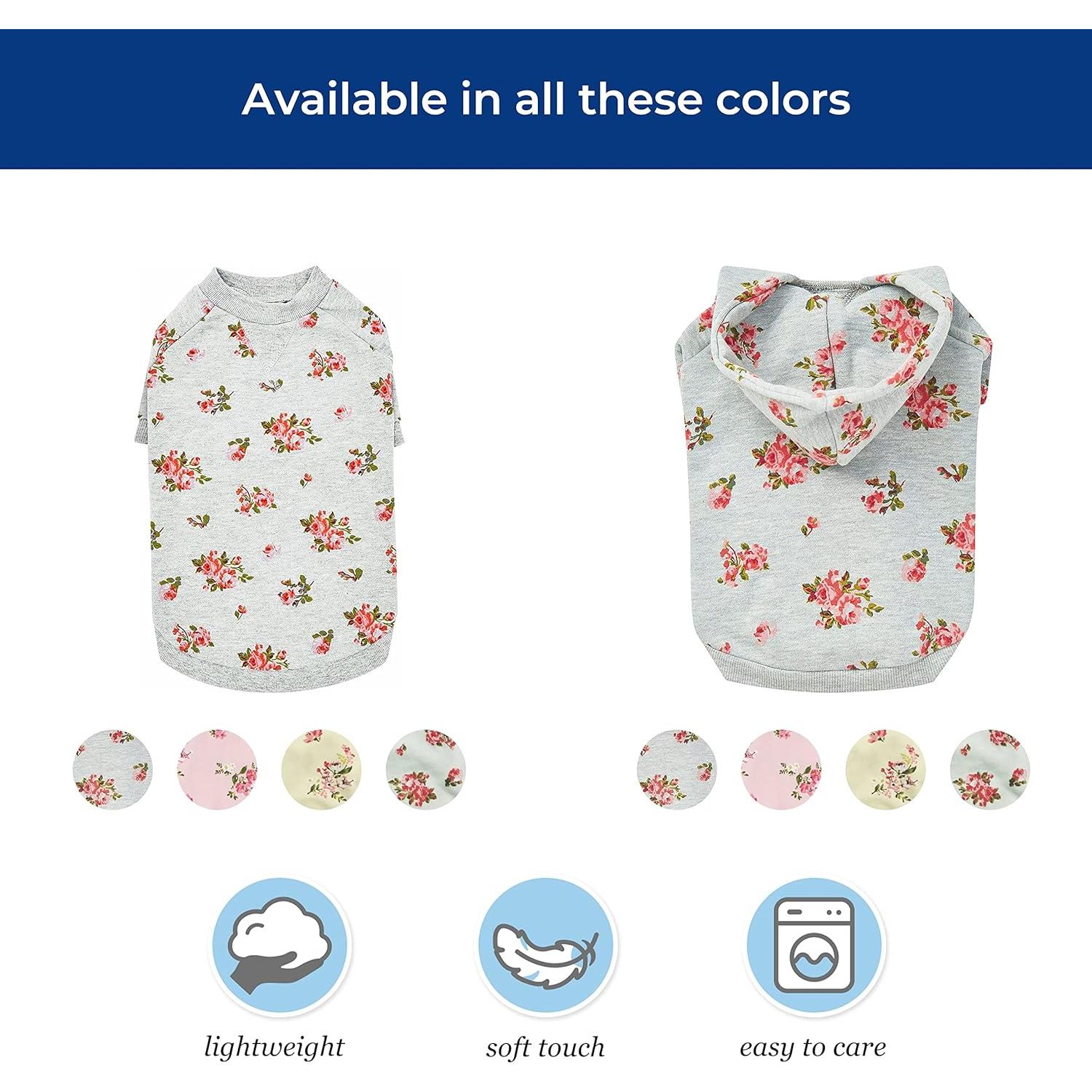 Sudadera para Perros Blueberry Pet Rosa Claro 25,4 cm