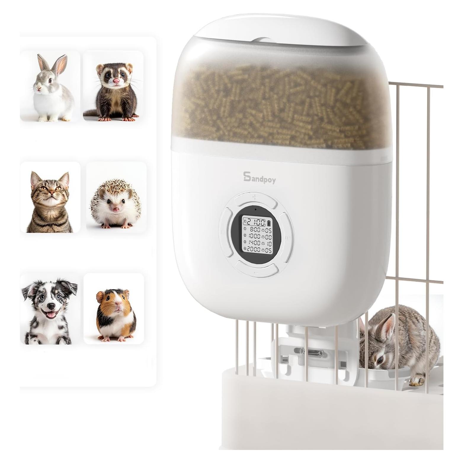 Comedero Colgante Sandpoy F15-L Automático para Conejos