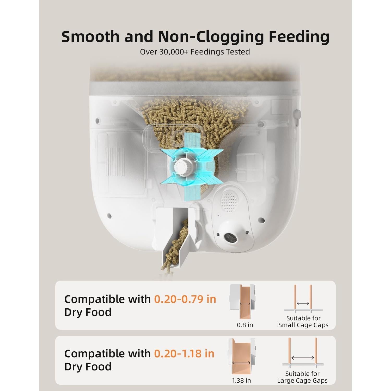 Comedero Colgante Sandpoy F15-L Automático para Conejos