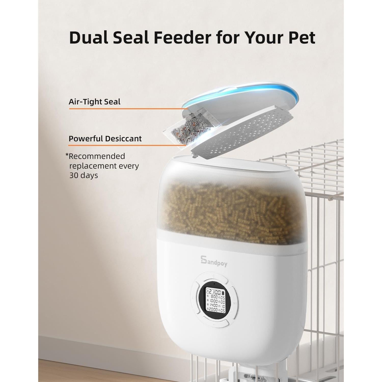 Comedero Colgante Sandpoy F15-L Automático para Conejos