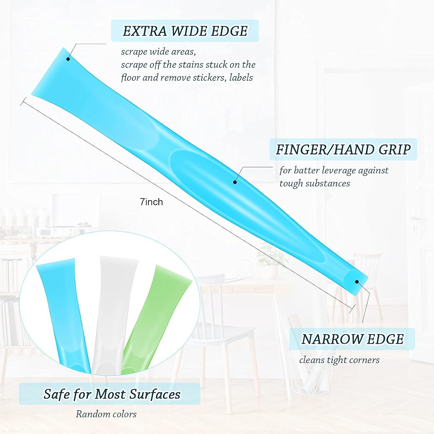 Raspadores de limpieza plásticos Honoson, 6 piezas, sin rayones