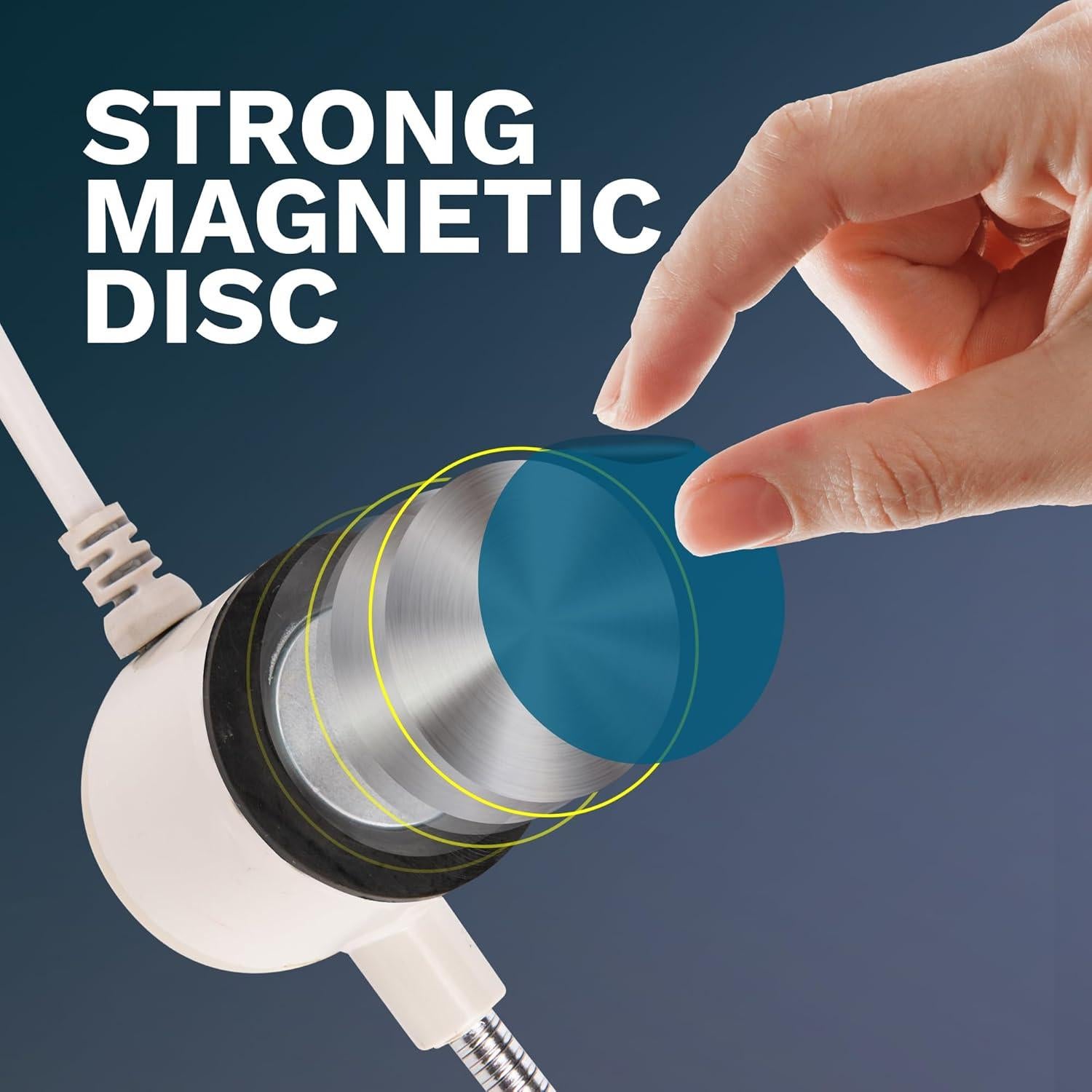 Luz de Trabajo LED FAJ Magnética Flexible 60 LEDs 2 Paquete