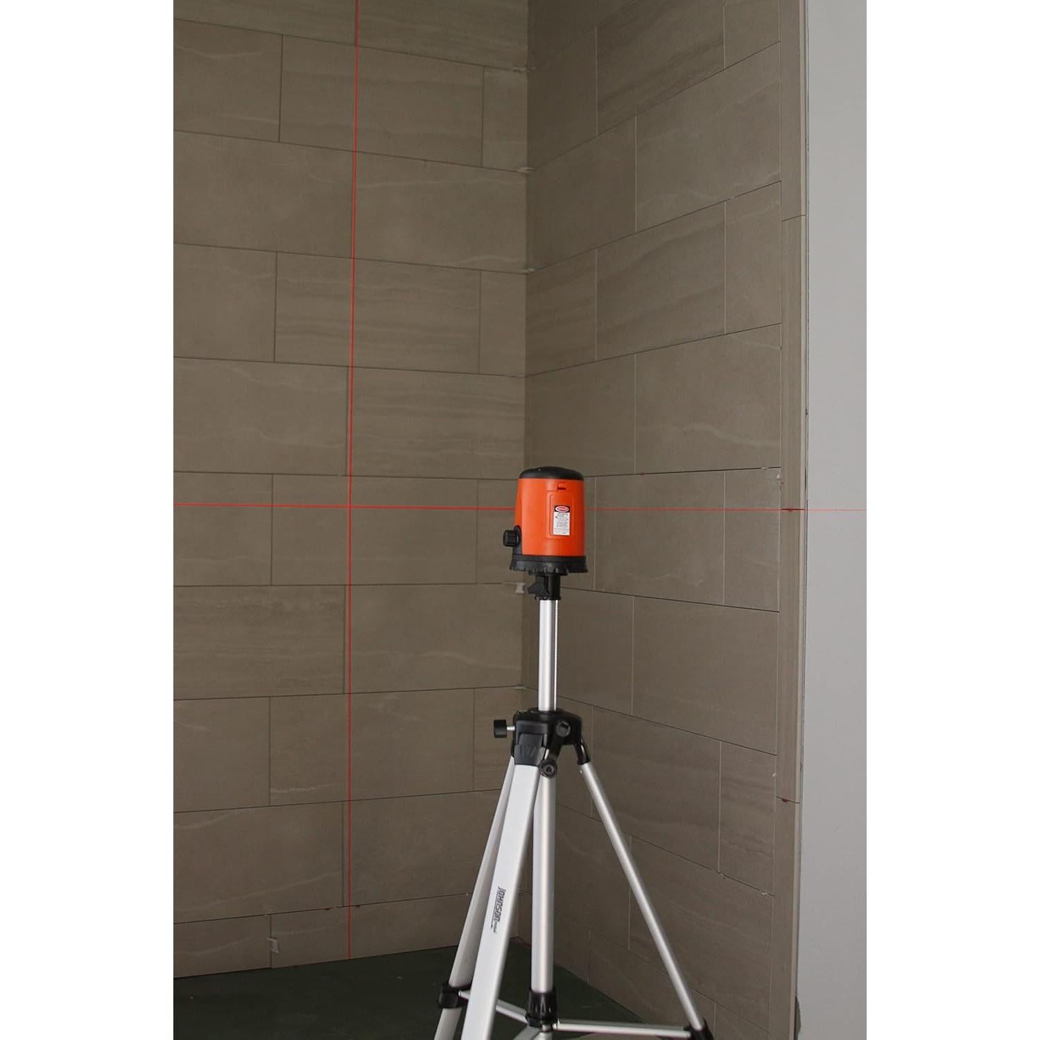 Nivel láser auto-nivelante Johnson 40-0921, 48 x 25 cm, Rojo