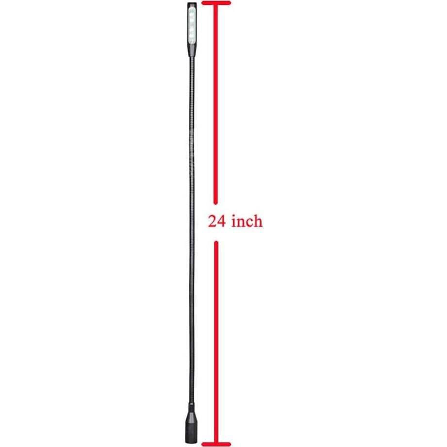 Lámpara LED 60 cm JXRYWF XLR 4Pin para mezclador DJ