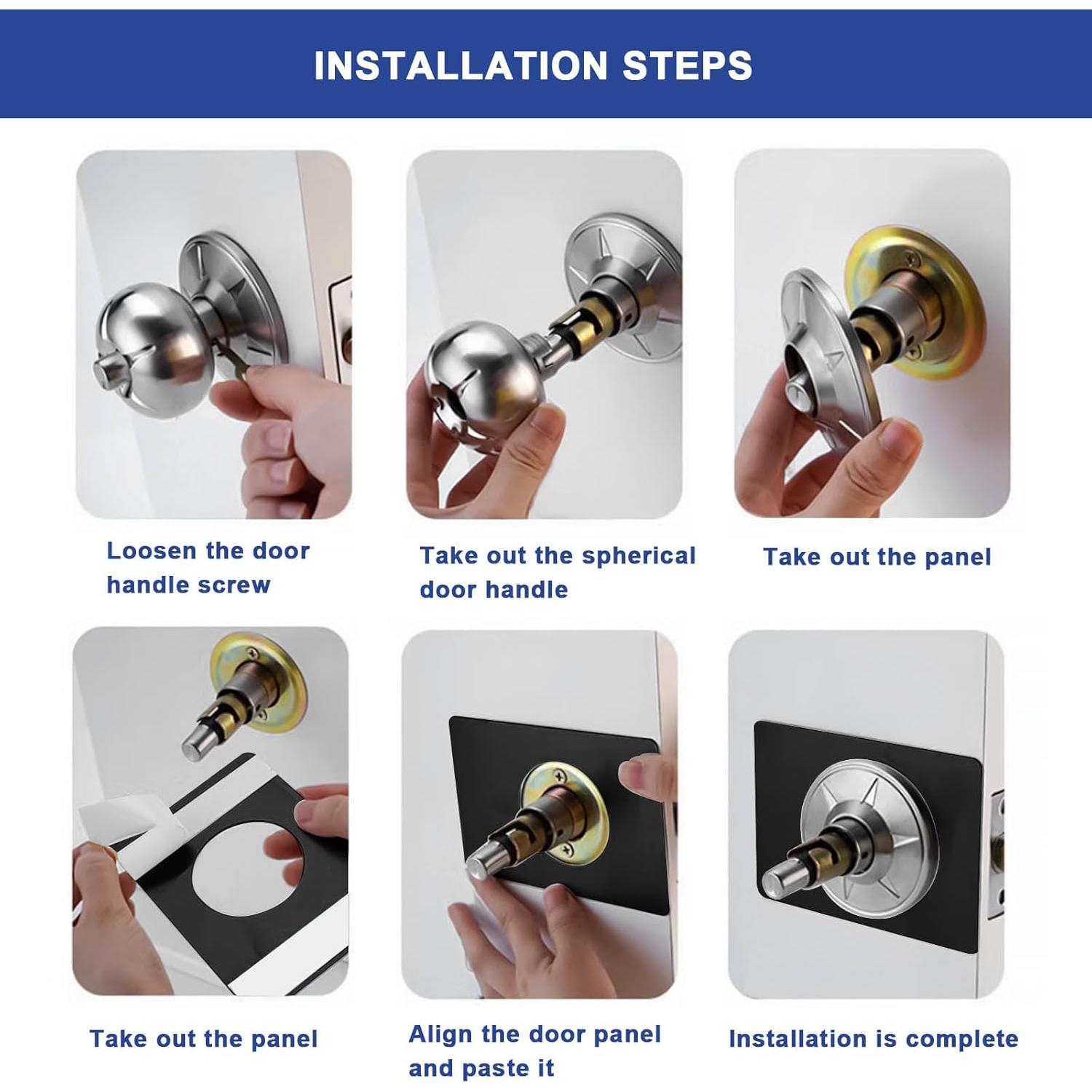 Placa de Reparación de Cerradura SING F LTD 8 Piezas 13x9cm