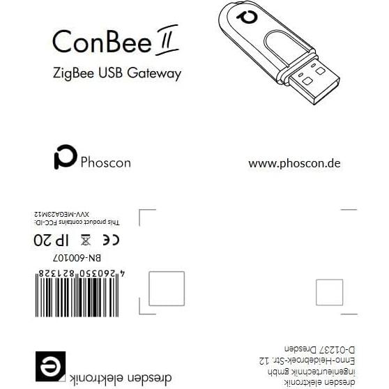 ConBee II - Puerta USB Zigbee 3.0 para automatización
