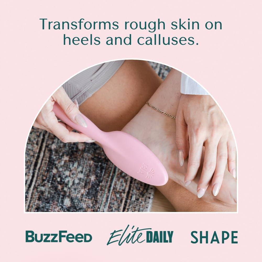 Raspador de Pies Bare August - Eliminador de Callos Rosa