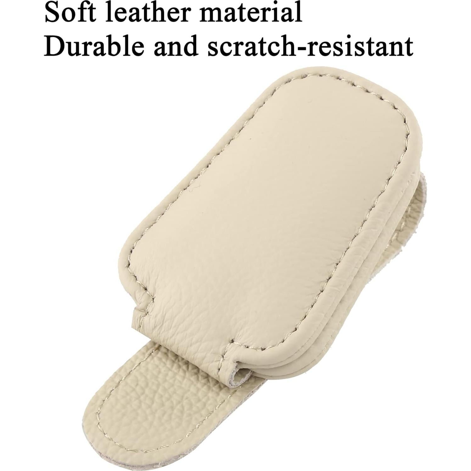 Soporte de Gafas de Sol KIWEN Magnético para Coche Beige