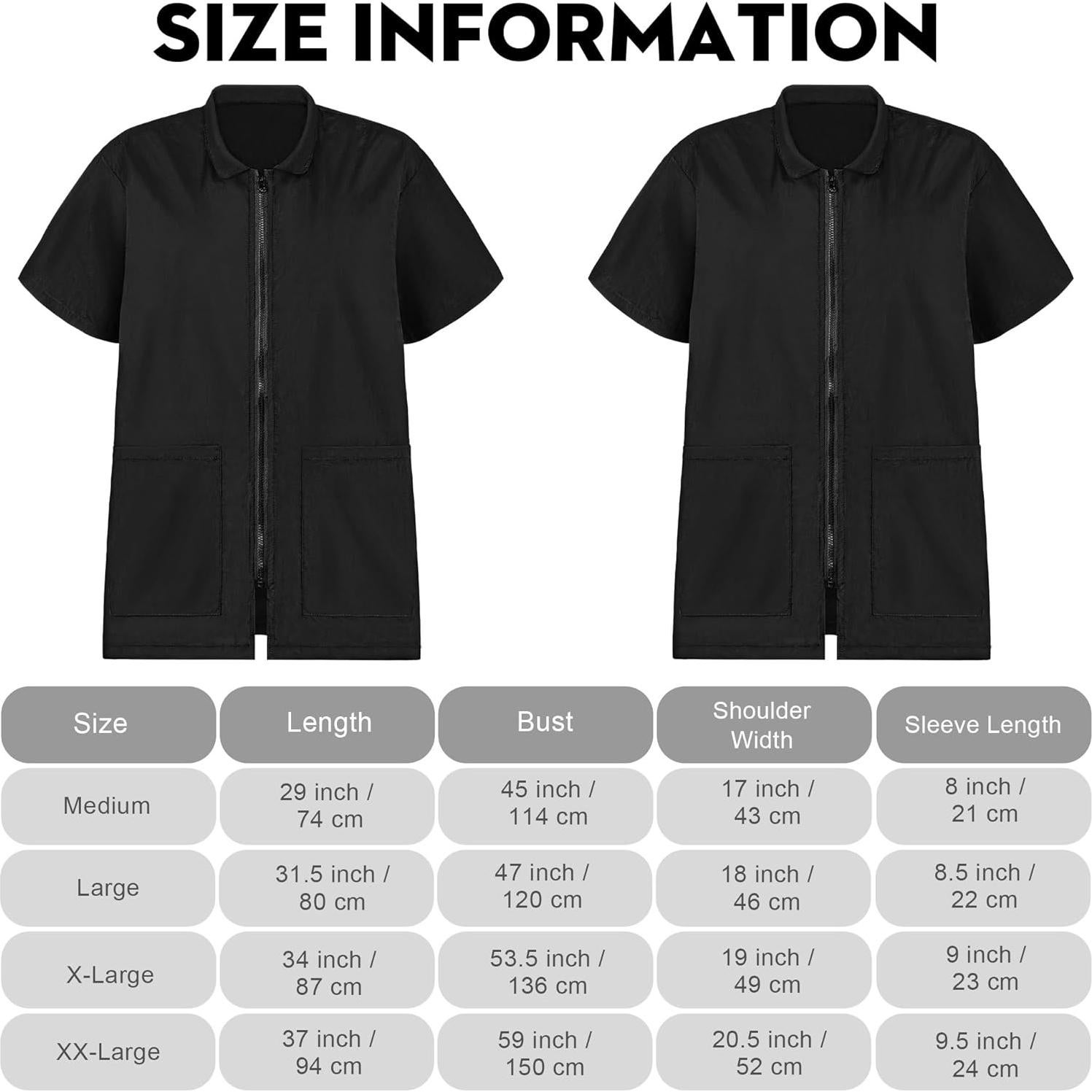 Ropa de Trabajo para Aseo de Mascotas MCEAST 2 Piezas L