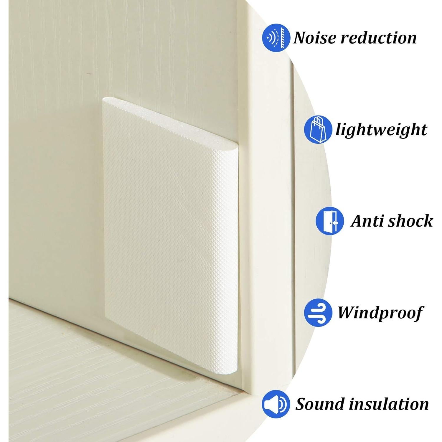 Jetec 14 Piezas Sello de Esquina Autoadhesivo para Puertas