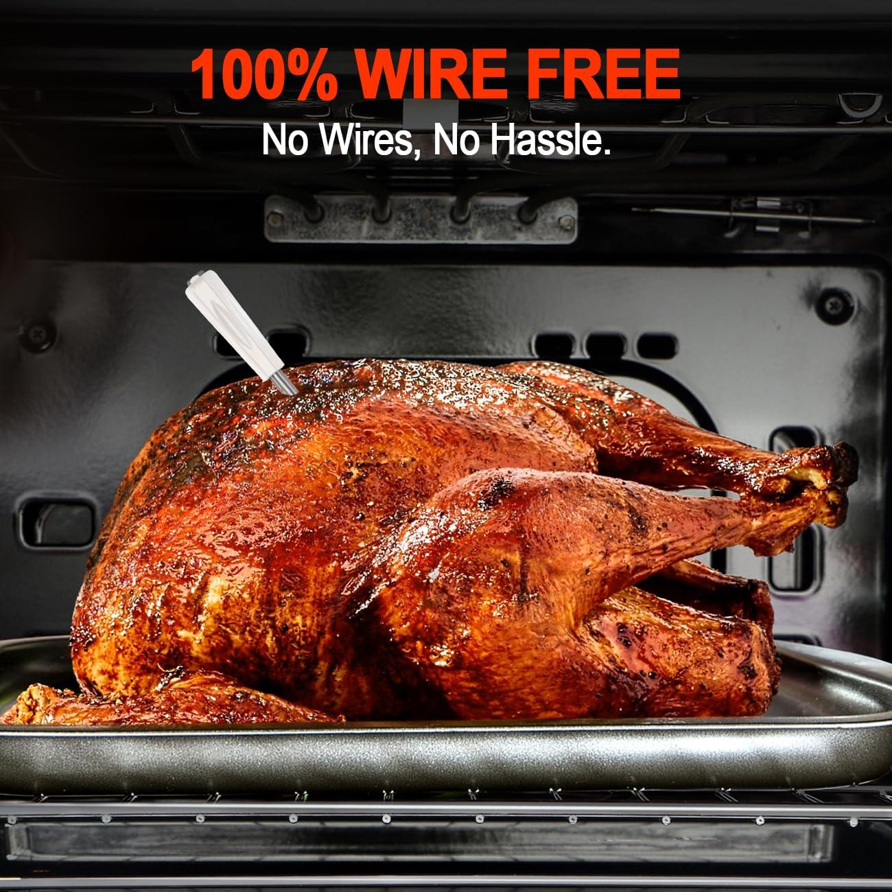 Termómetro de Carne Inalámbrico WANDiORY Bluetooth IPX8