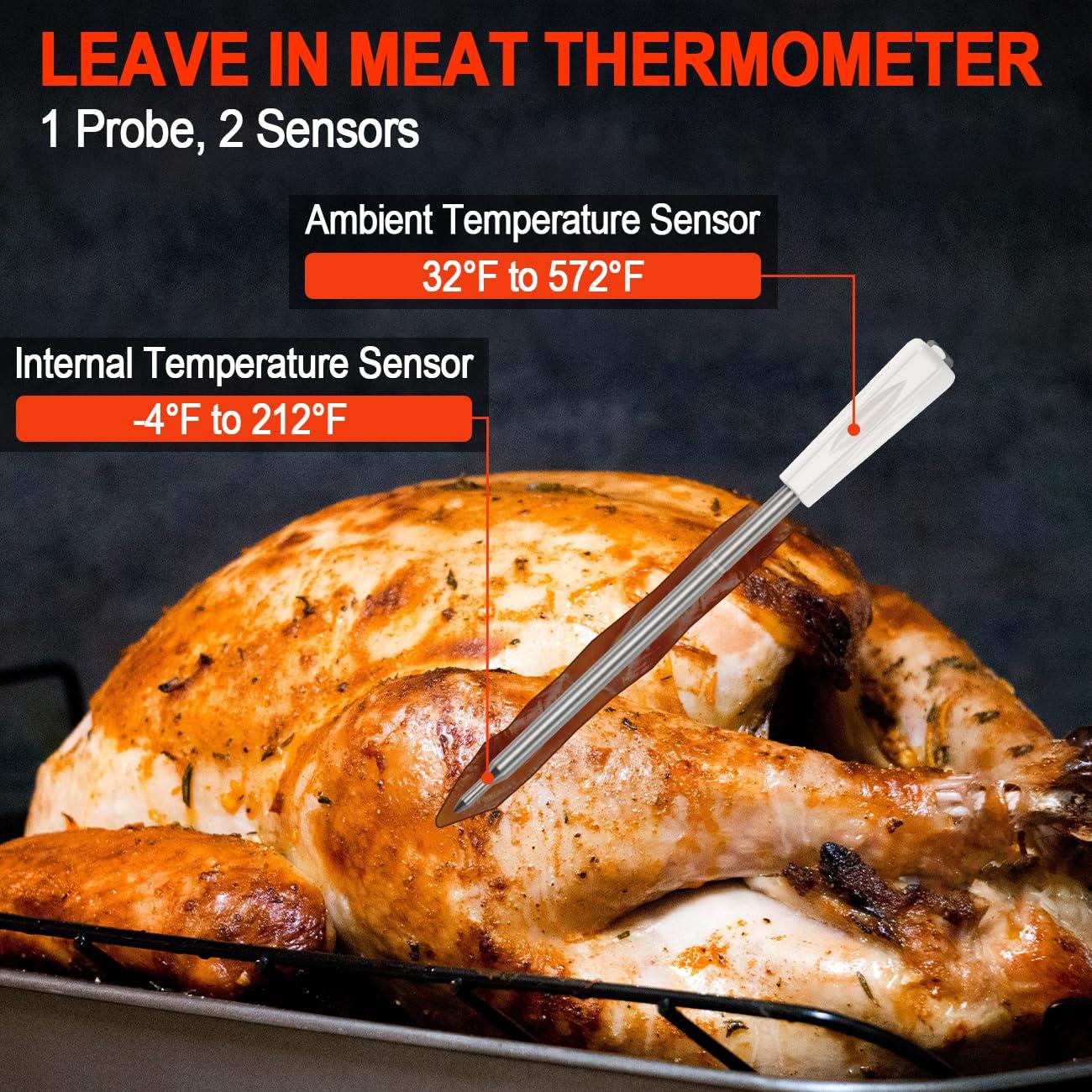 Termómetro de Carne Inalámbrico WANDiORY Bluetooth IPX8