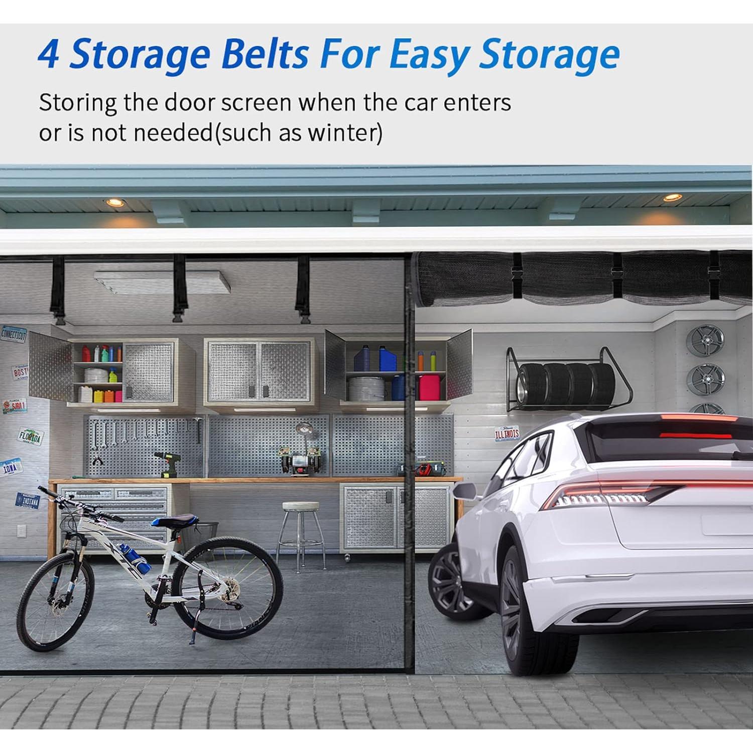 Pantalla de Garaje FEGO 2.54x2.16m Fibra de Vidrio Magnética