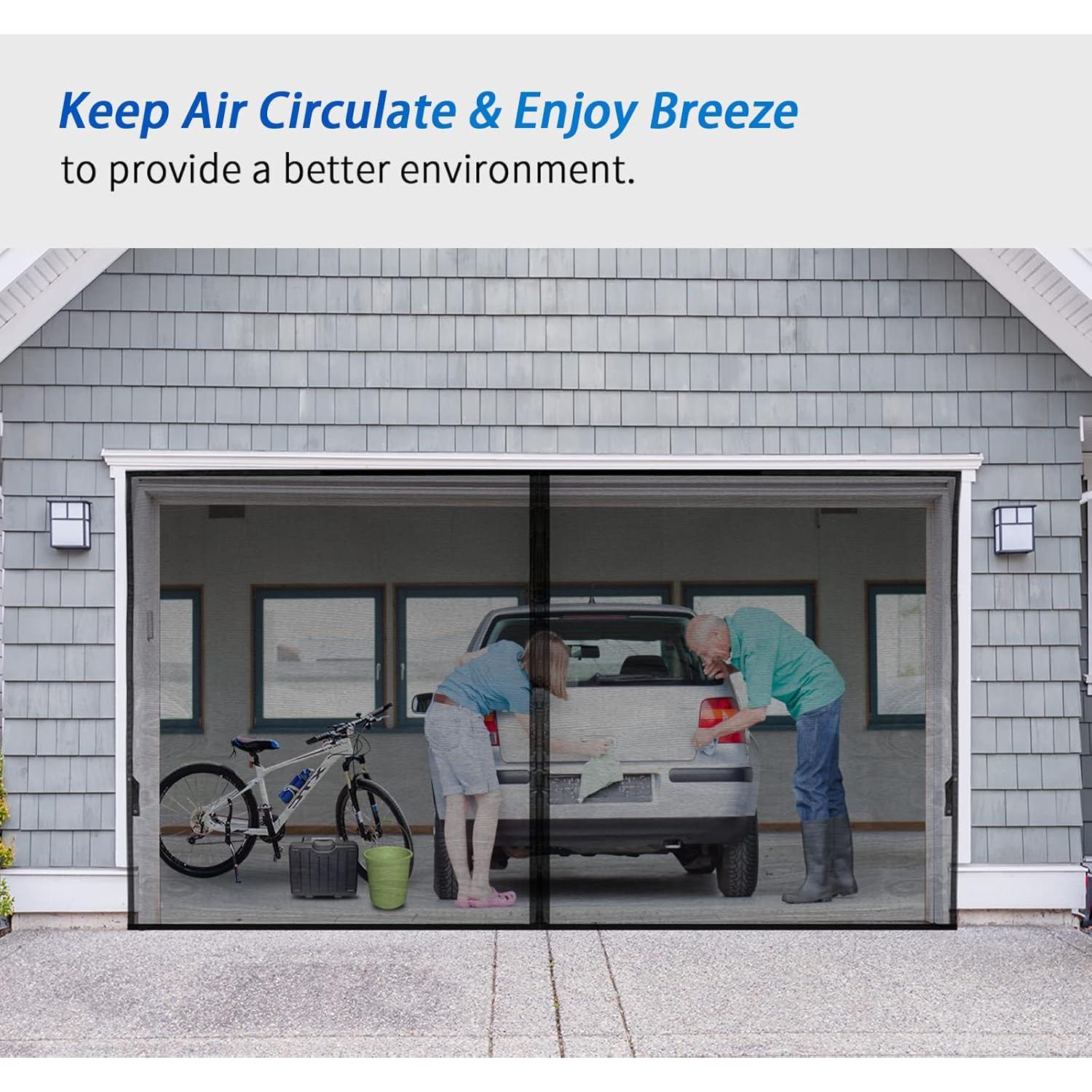 Pantalla de Garaje FEGO 2.54x2.16m Fibra de Vidrio Magnética