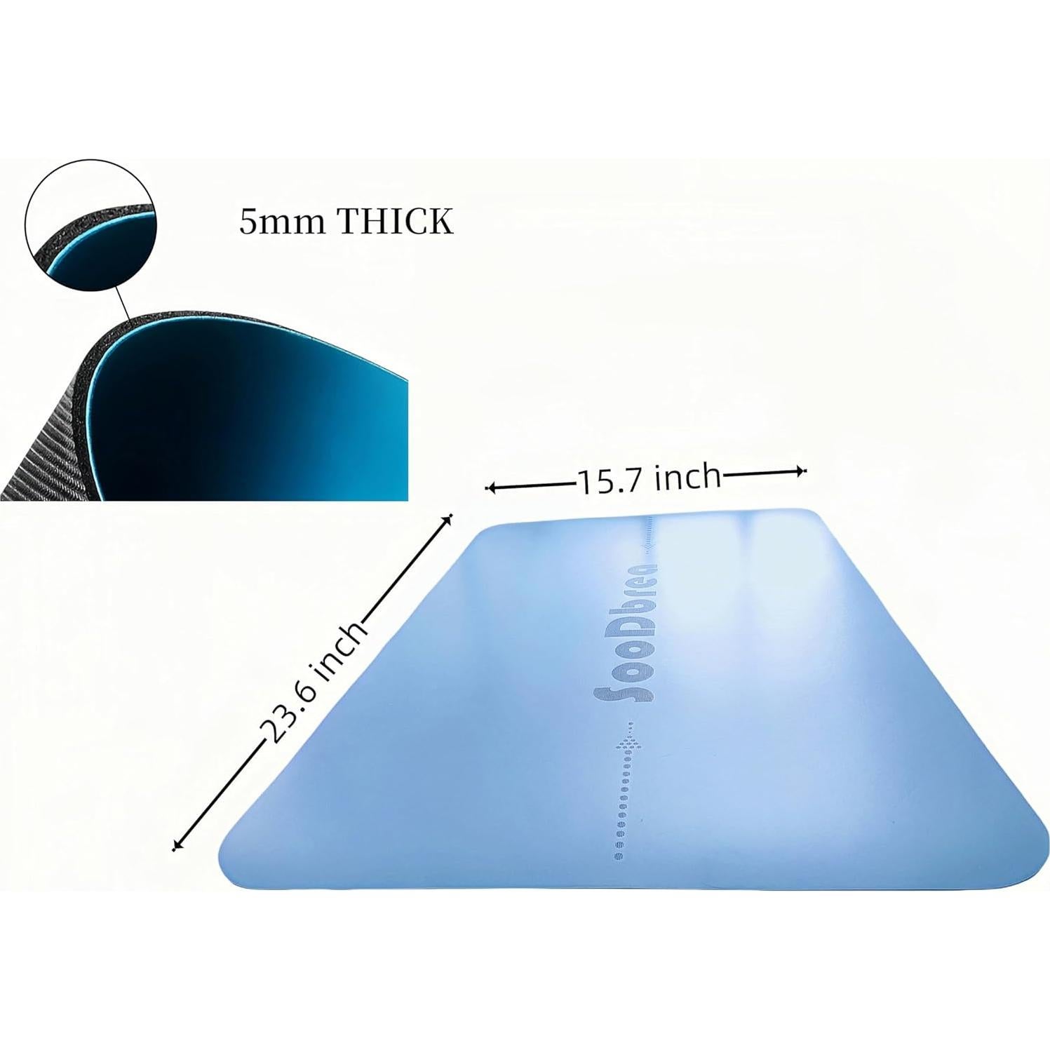 Mini Alfombrilla de Yoga SooDbrea Antideslizante 60x40cm