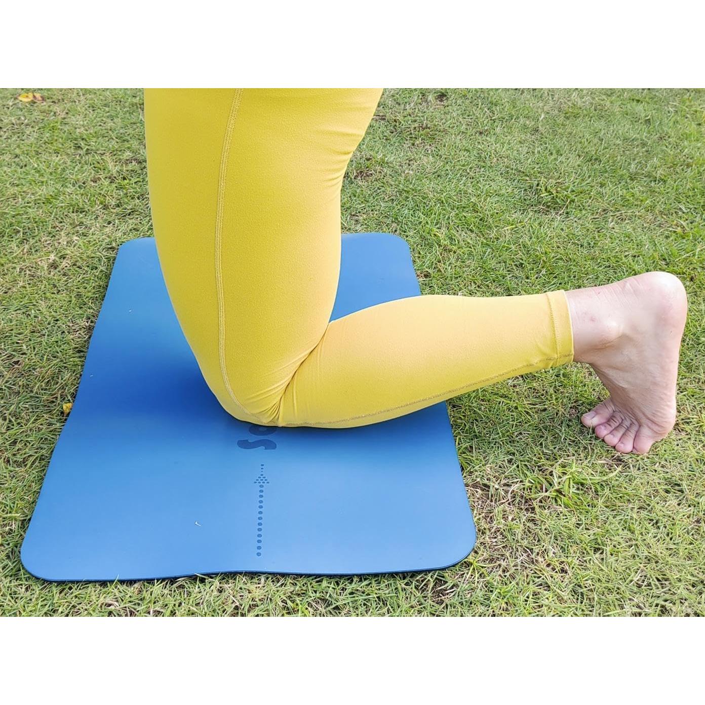 Mini Alfombrilla de Yoga SooDbrea Antideslizante 60x40cm