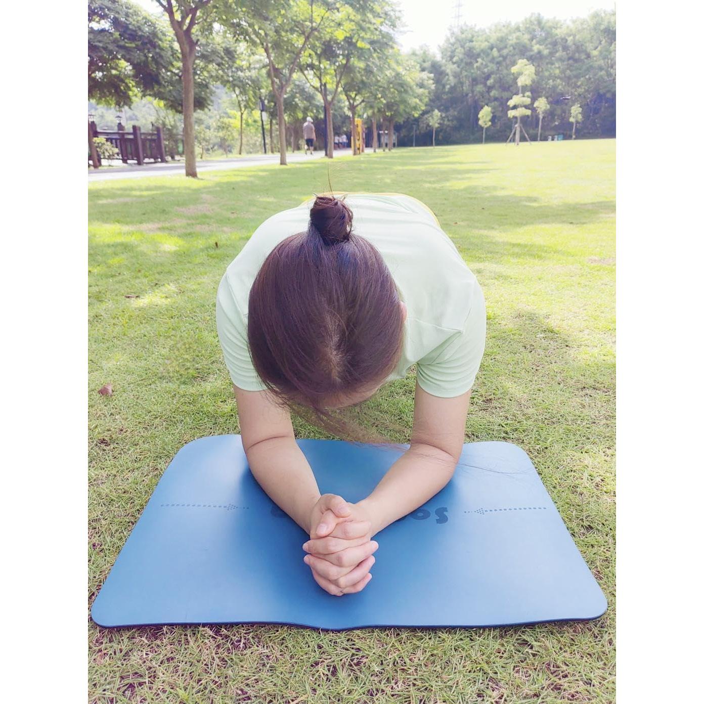 Mini Alfombrilla de Yoga SooDbrea Antideslizante 60x40cm