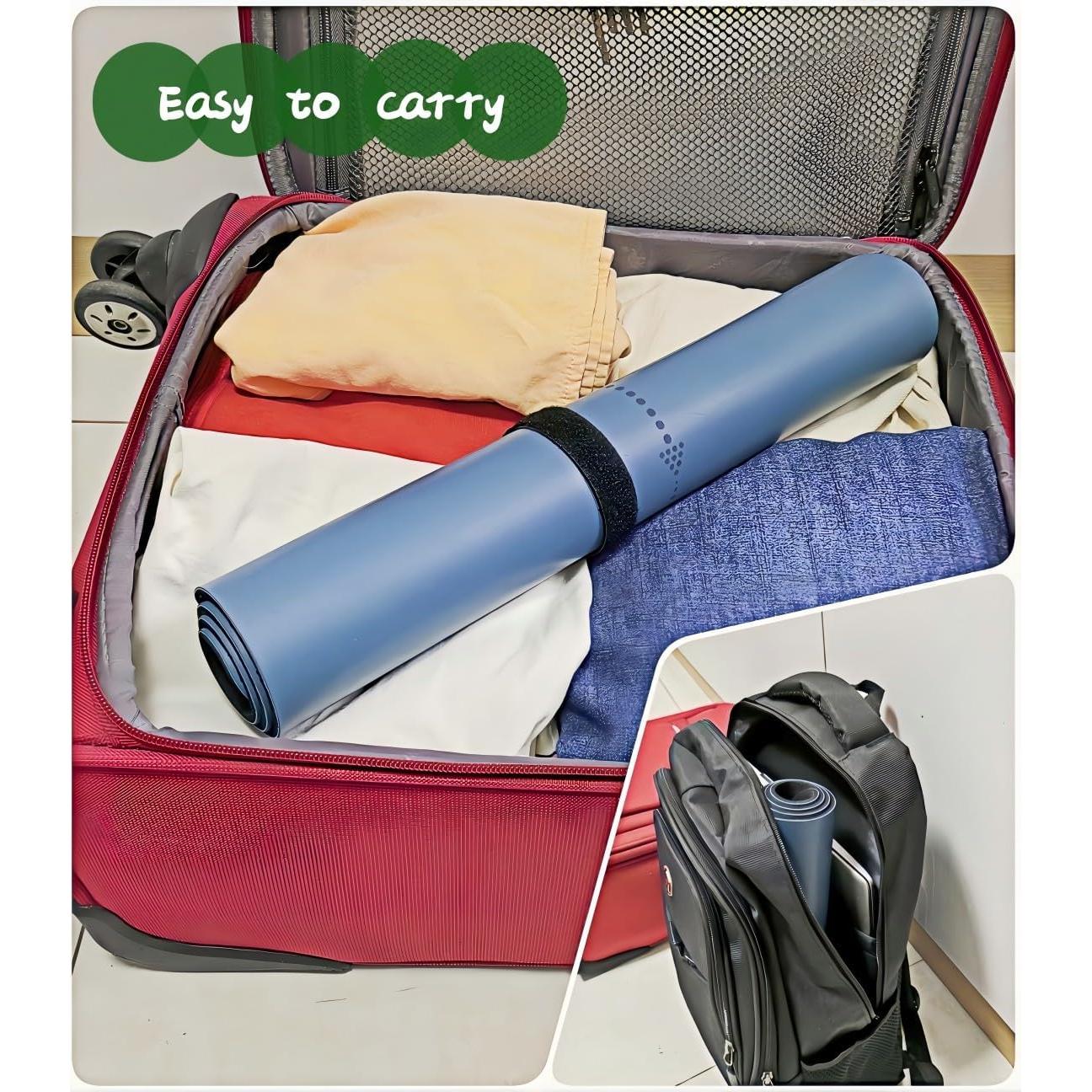 Mini Alfombrilla de Yoga SooDbrea Antideslizante 60x40cm