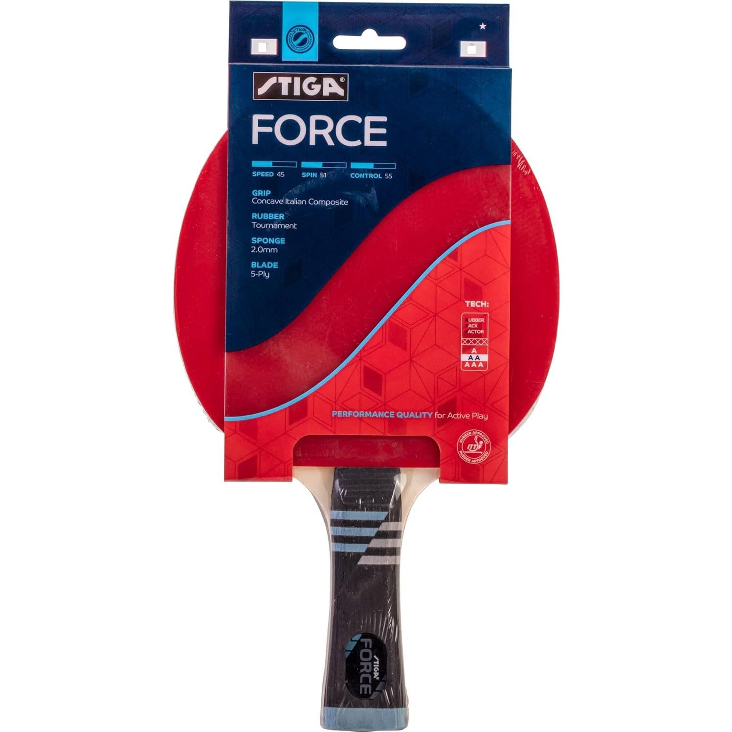 Paleta de Tenis de Mesa STIGA Force - 5 Capas - 2 mm