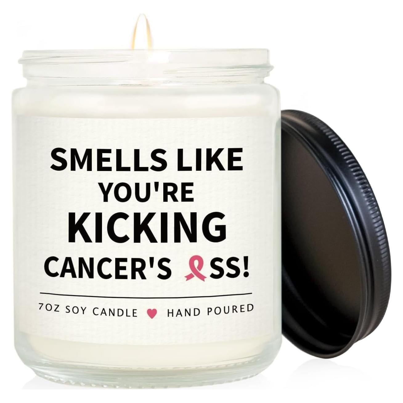 Vela Aromática SteadStyle para Cáncer de Mama - Lavanda