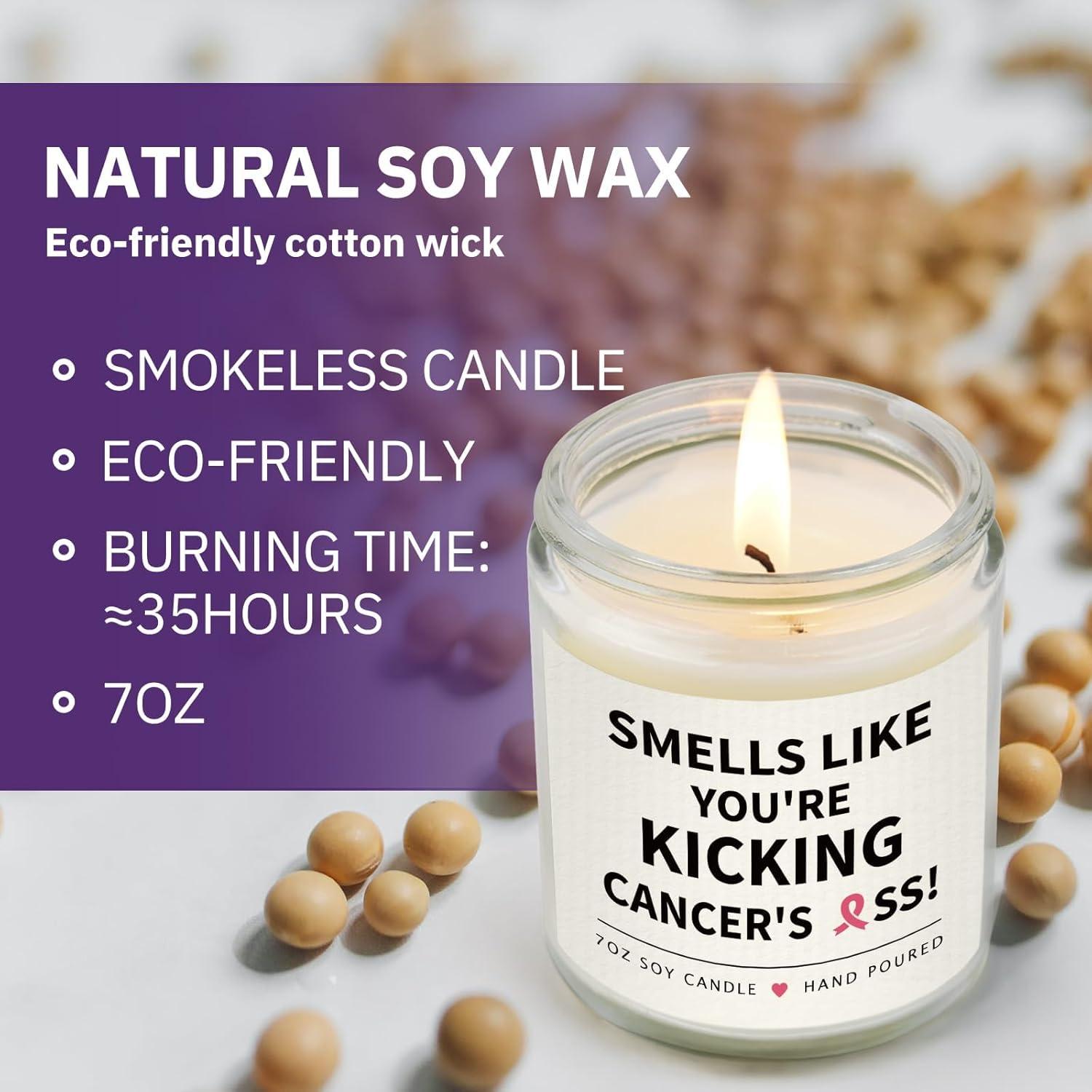 Vela Aromática SteadStyle para Cáncer de Mama - Lavanda