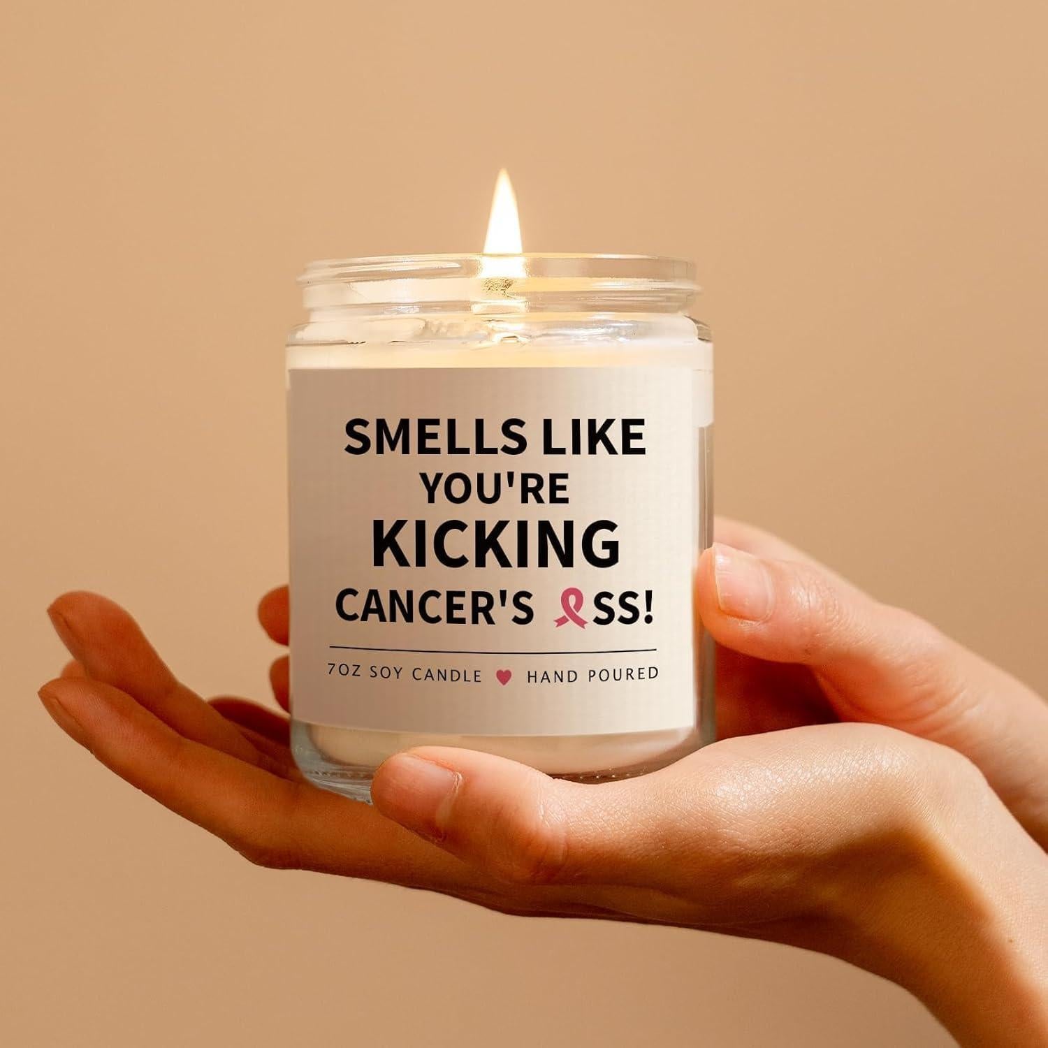 Vela Aromática SteadStyle para Cáncer de Mama - Lavanda