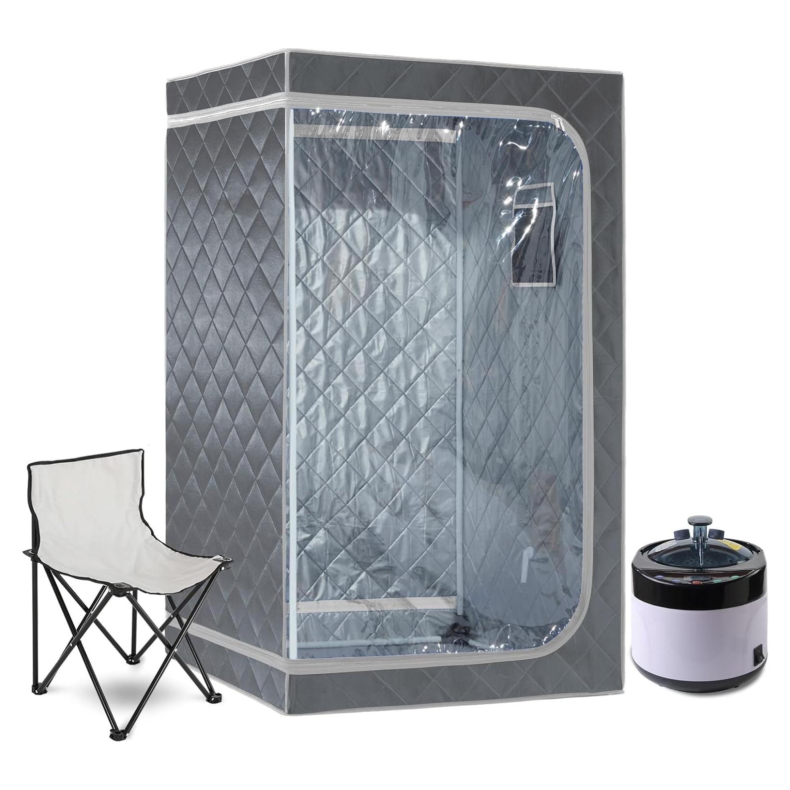 Kit de Sauna de Vapor ZONEMEL Completo 4L 1500W Control Remoto