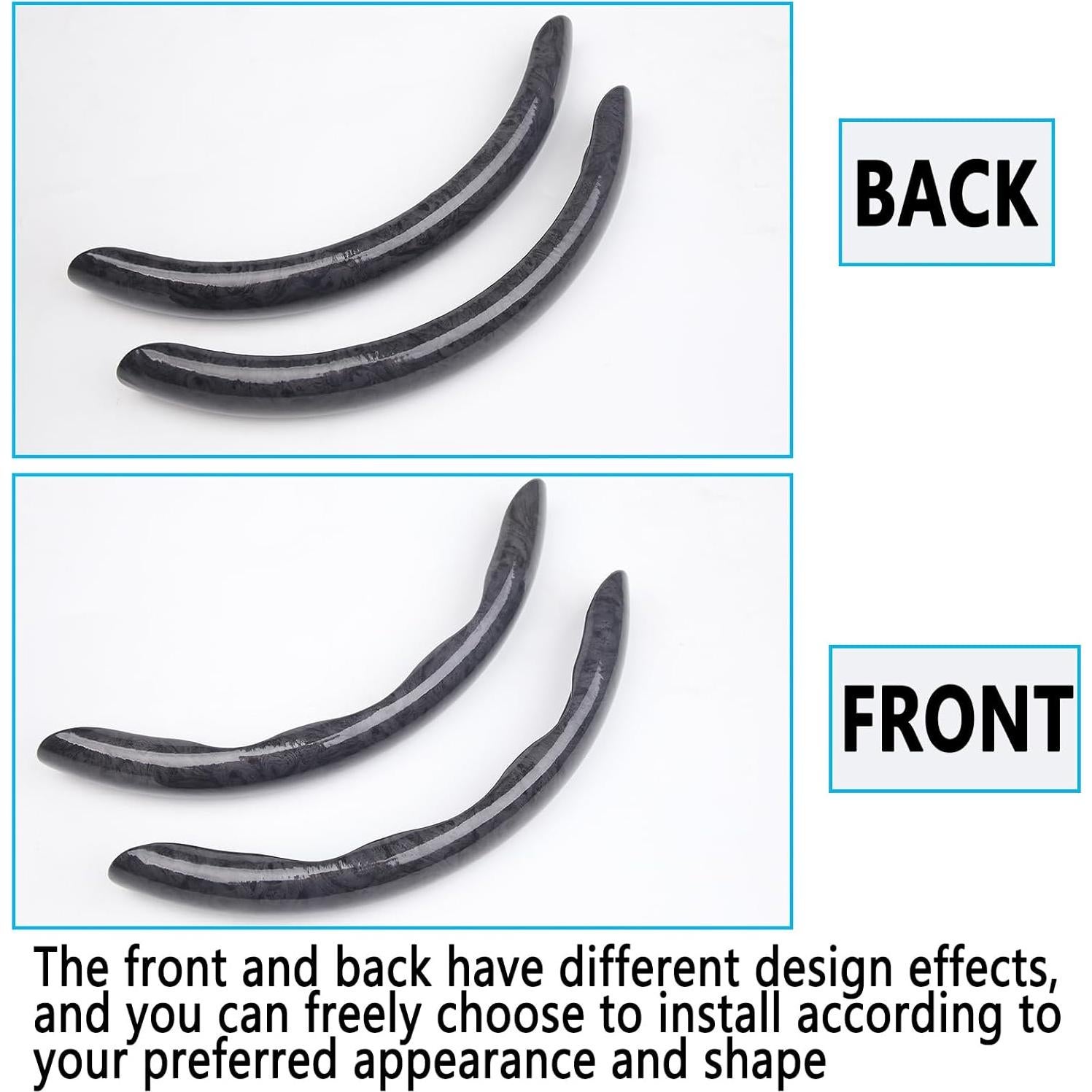 Funda de Volante Mtverver 23 Grano de Madera Negra Universal