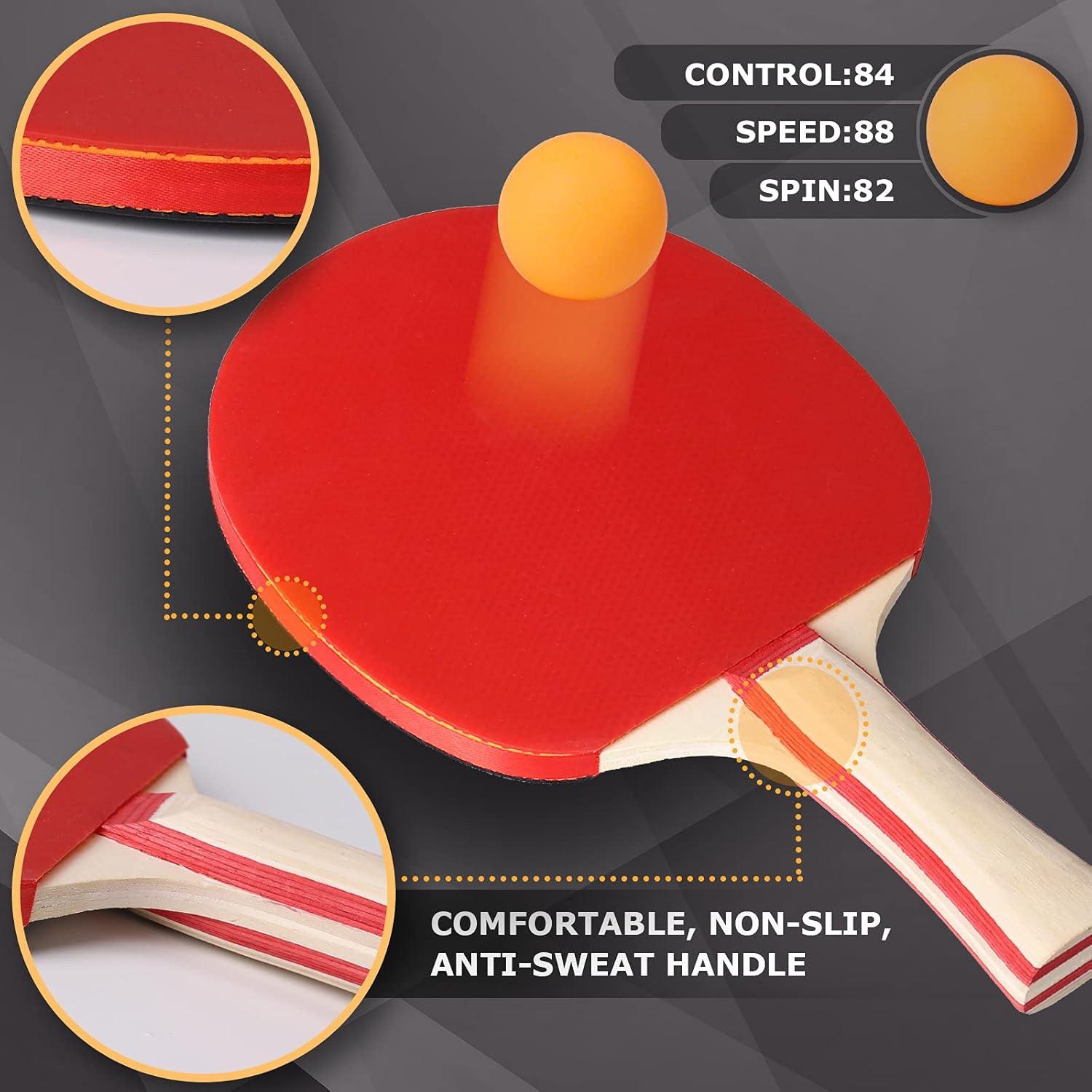 Set de Ping Pong XGEAR con Red Retráctil y 2 Palas
