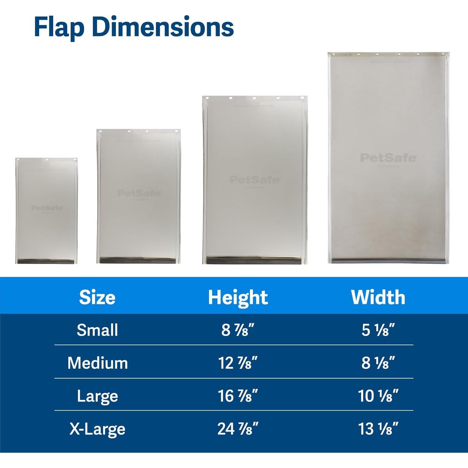 Puerta para Perros PetSafe Reemplazo Extra Grande 34,6x61,9cm