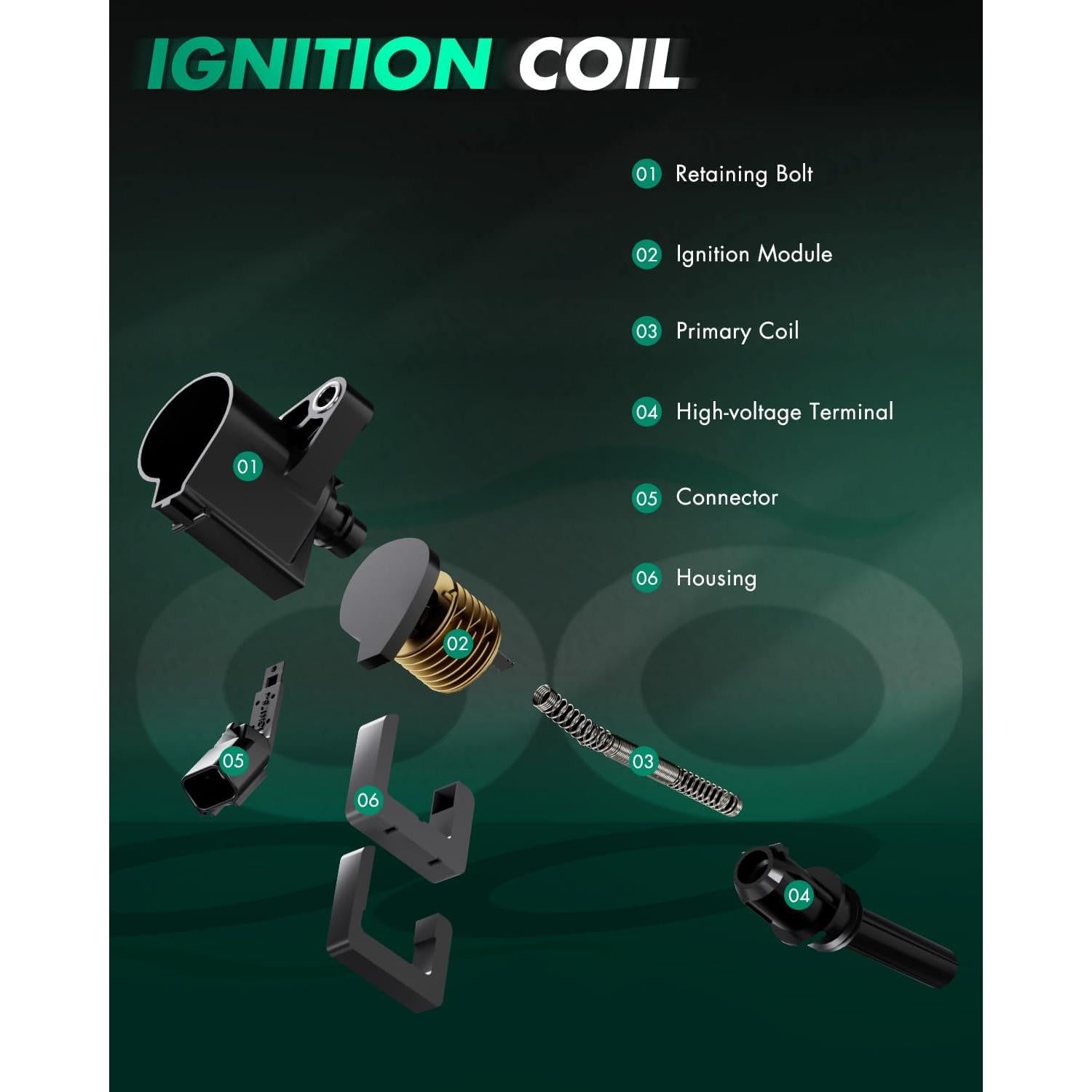 Bobinas de Encendido SCITOO UF-822 para Toyota Yaris iA 2017-2018