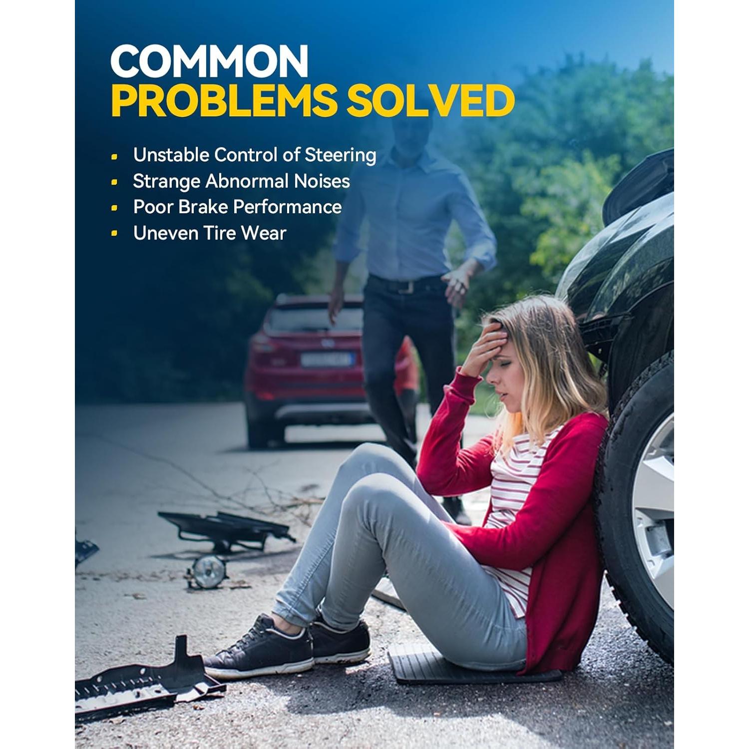 Kit de Suspensión PHILTOP 4 Piezas Brazos de Control Ajustables