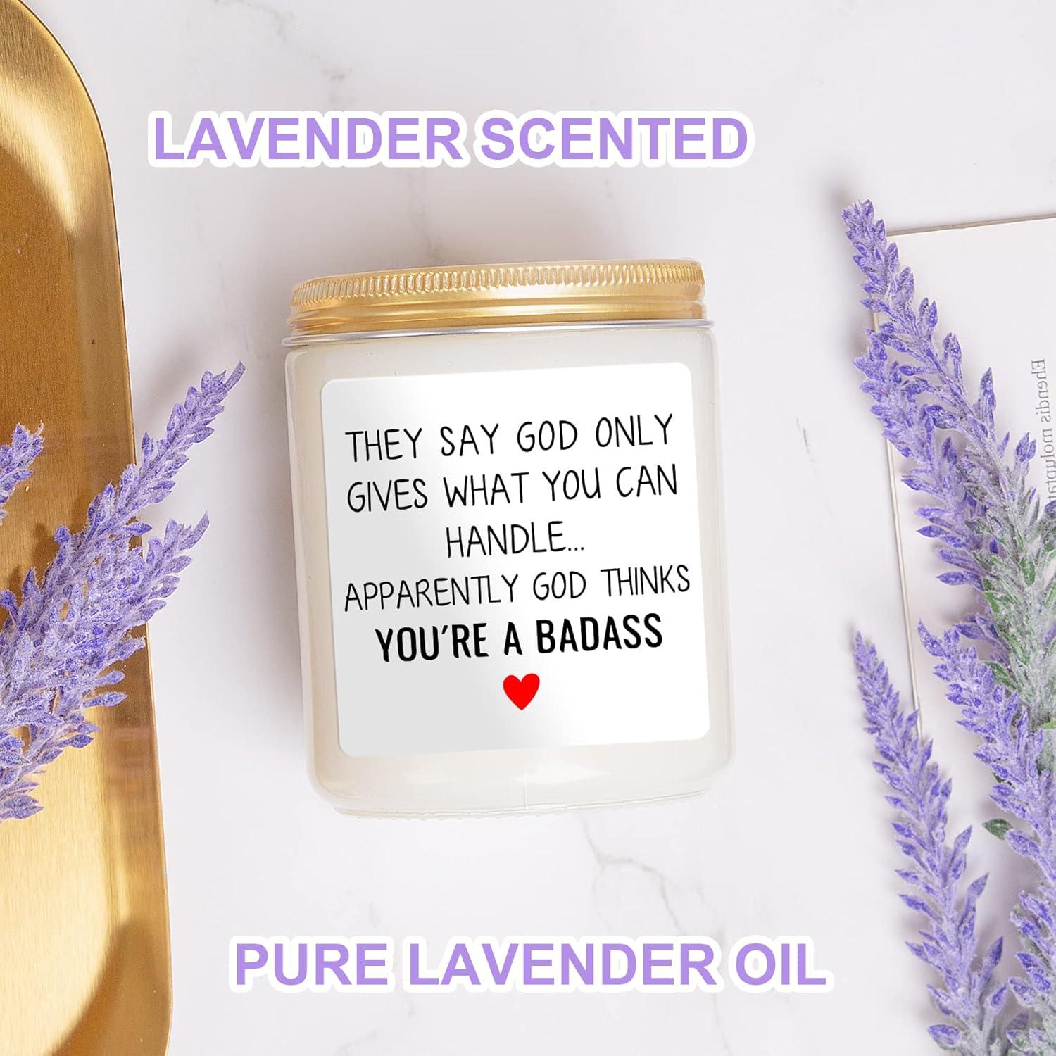 Vela Aromática de Lavanda 198 g SINSUFUR - Regalo de Ánimo