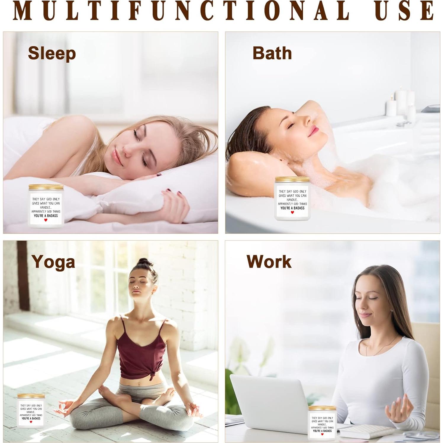 Vela Aromática de Lavanda 198 g SINSUFUR - Regalo de Ánimo