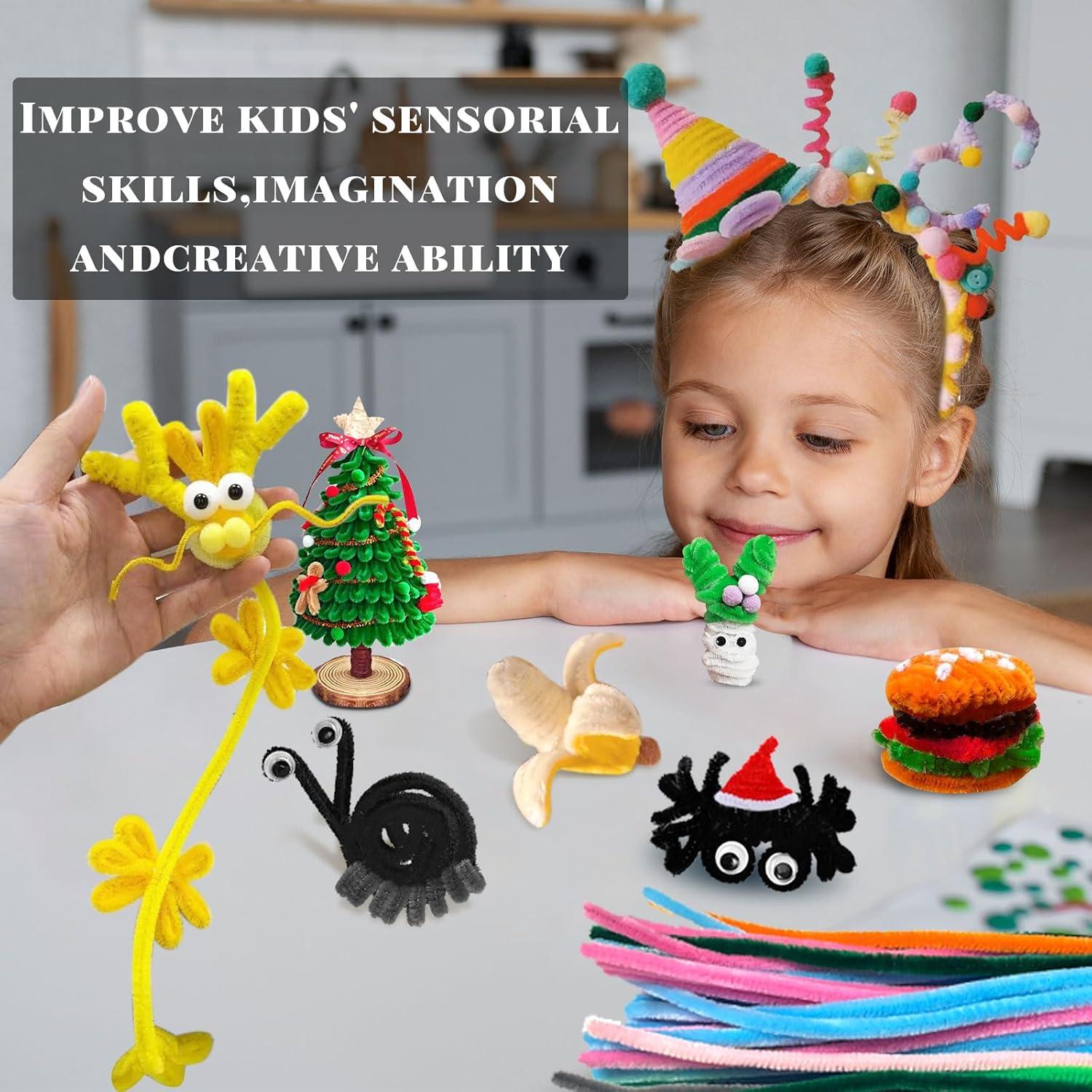 Limpiapipas Multicolores VZF 100 Piezas 30 cm para Manualidades