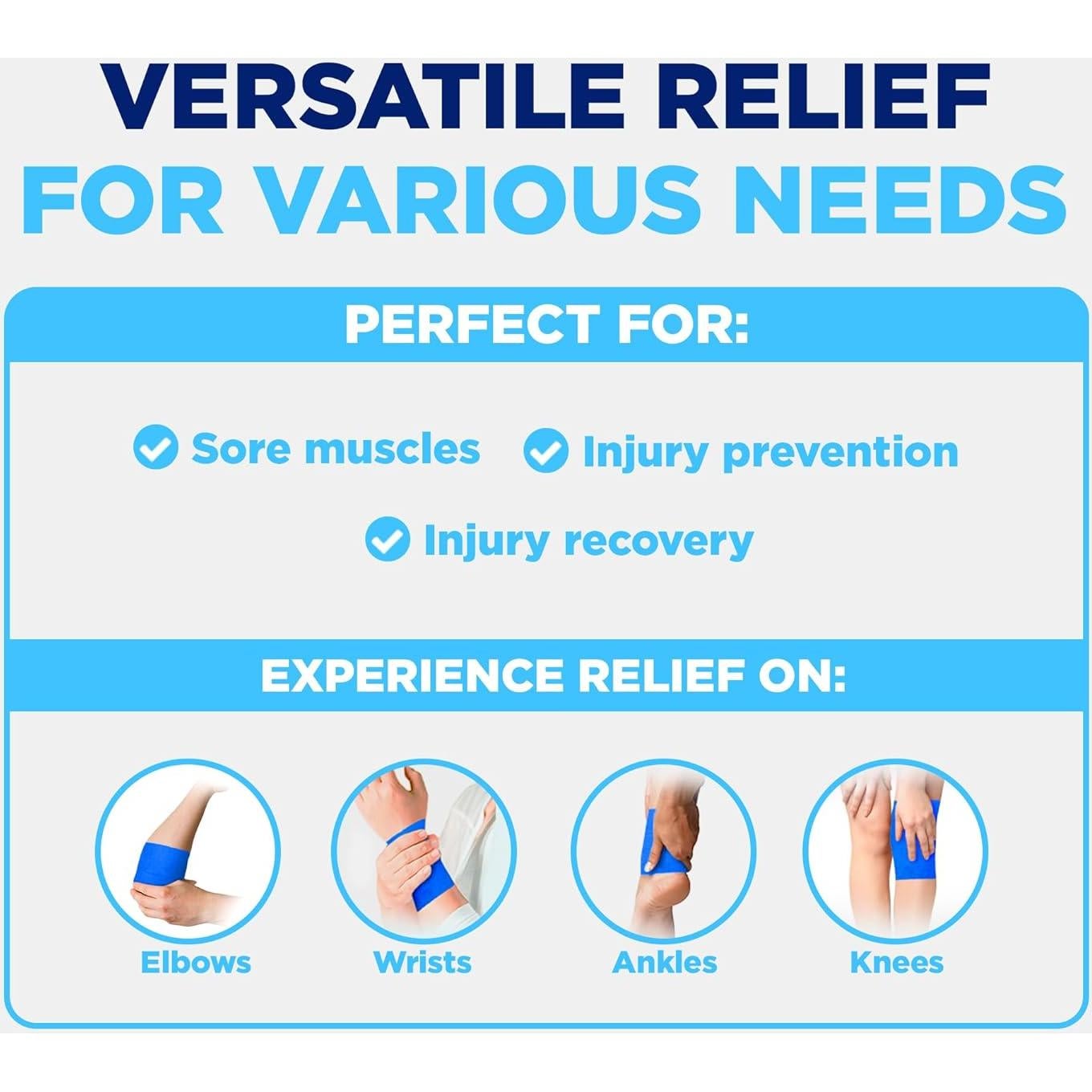 Cinta de Compresión Fría IceeNOW - Rosa - 18.4x13.5 cm