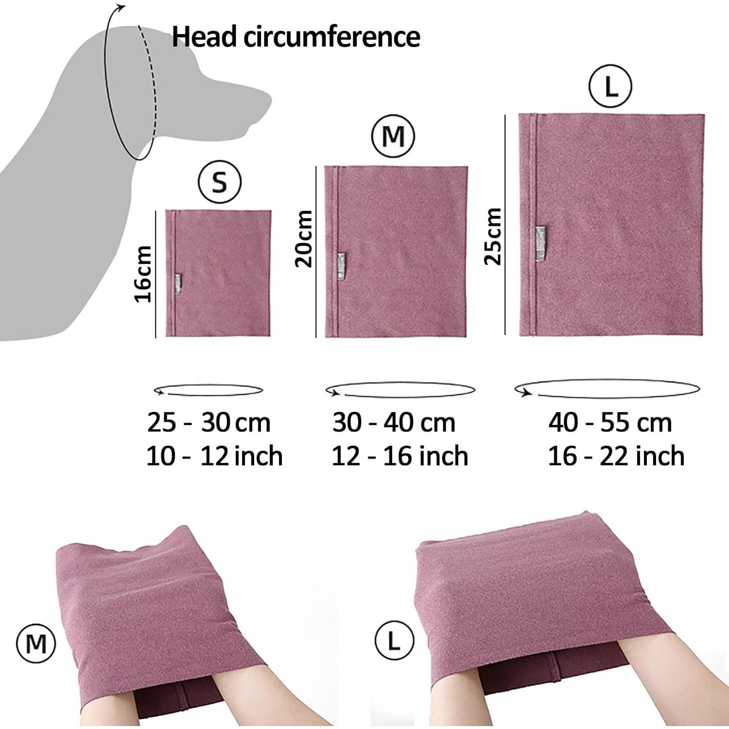 Cubierta de Orejas para Perros FKYzixeh - Alivio de Ansiedad Pequeño