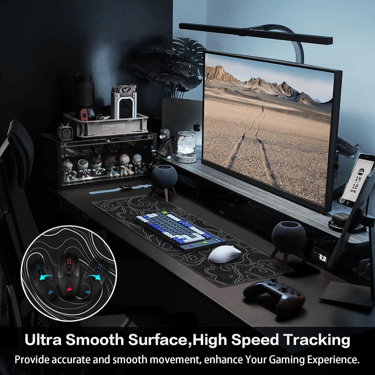 Alfombrilla de Ratón Canjoy Topográfica 80x30 cm para Juegos