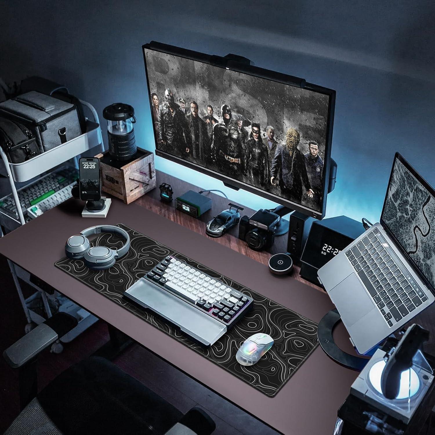 Alfombrilla de Ratón Canjoy Topográfica 80x30 cm para Juegos