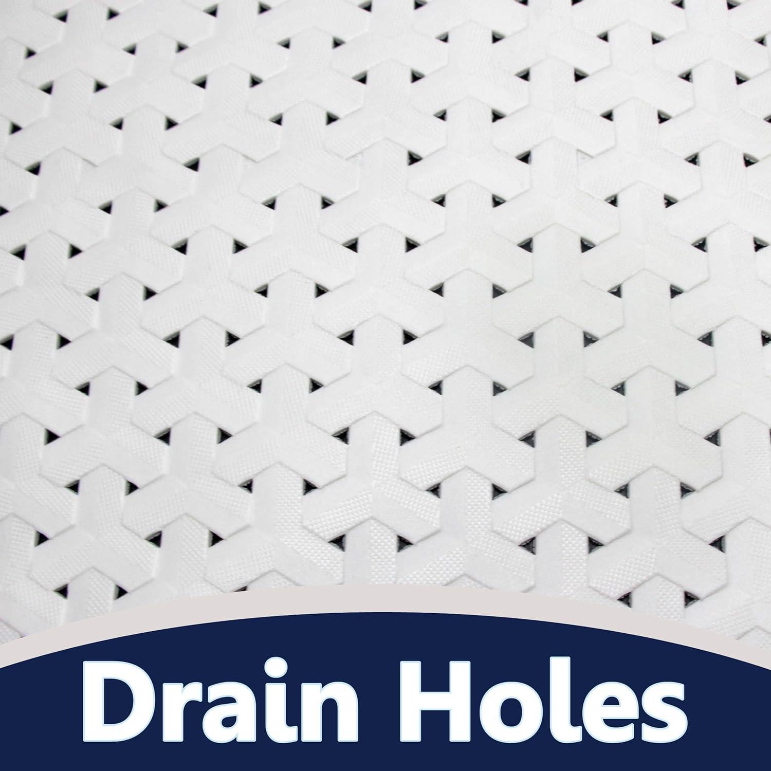 Alfombrilla Antideslizante para Baño SafeLand 76x38cm Azul TPR