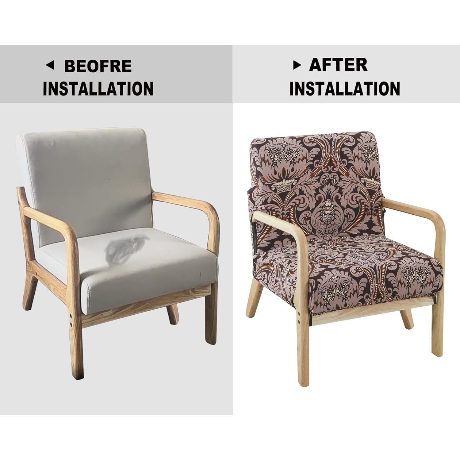 Funda de Silla Deisy Dee Moderna 1.6 oz Algodón Antideslizante