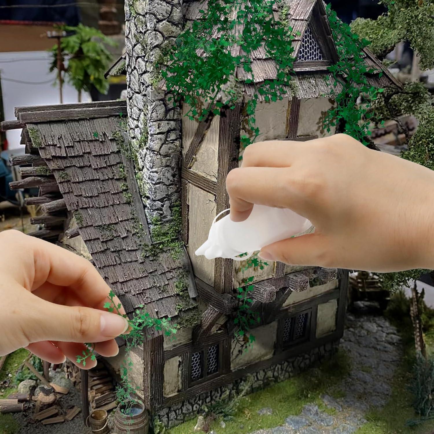 Vides Miniatura Realistas Warmtree Verde Oscuro para Diorama