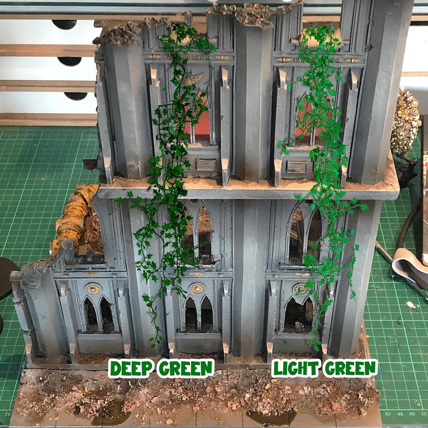 Vides Miniatura Realistas Warmtree Verde Oscuro para Diorama