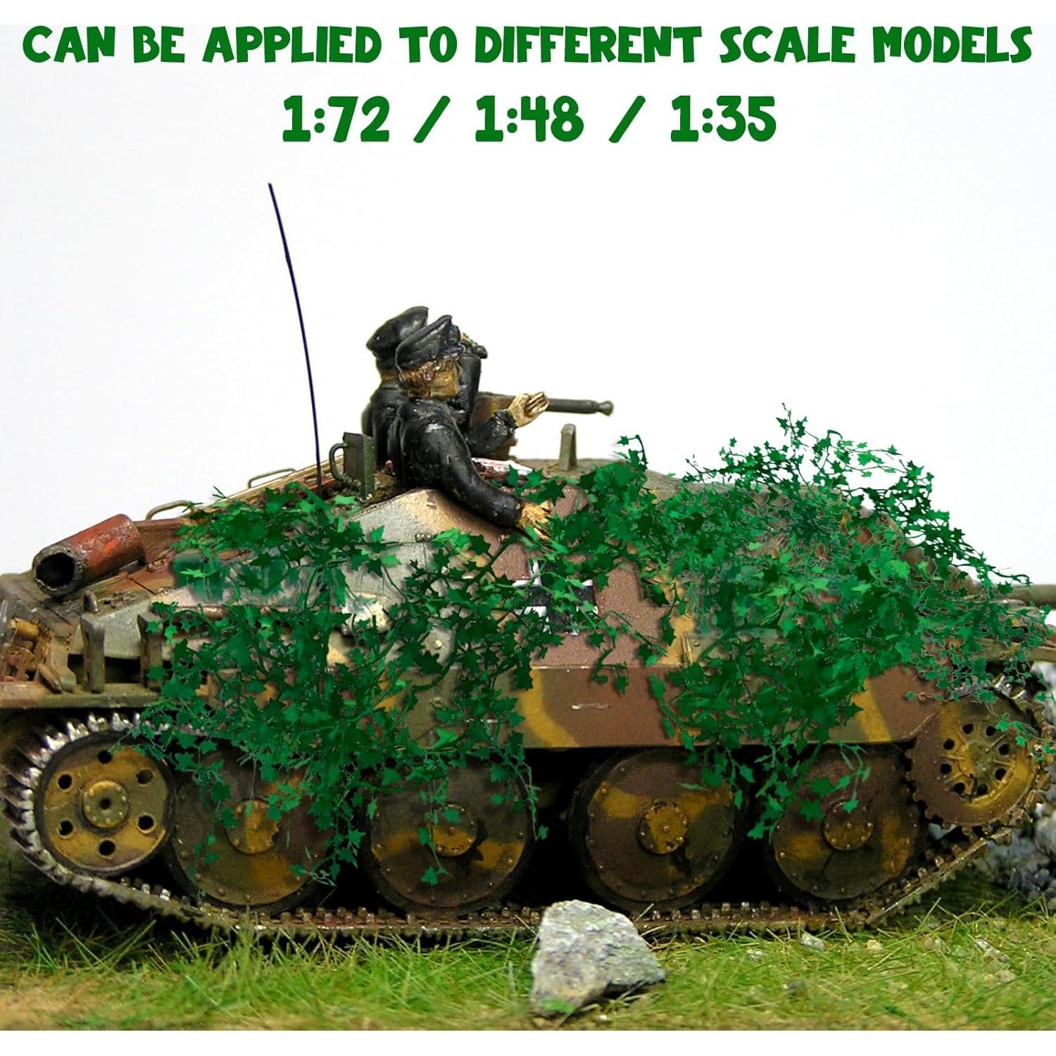 Vides Miniatura Realistas Warmtree Verde Oscuro para Diorama