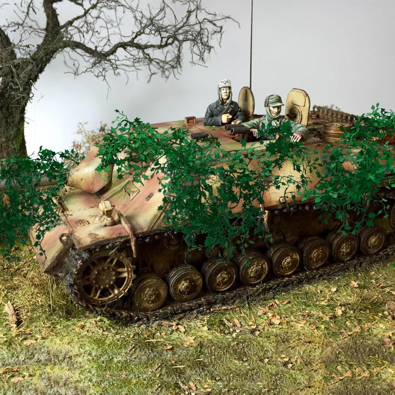 Vides Miniatura Realistas Warmtree Verde Oscuro para Diorama