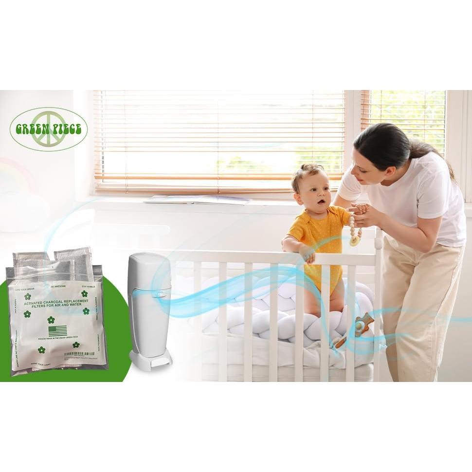 Desodorante Natural Green Piece® - 12 Sachets de Carbón Activado